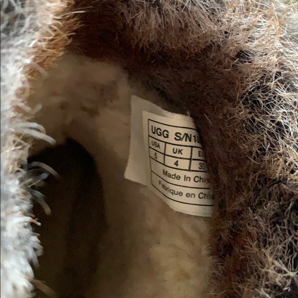 UGG furry crop boot- purchased @ Nordstrom Rack - Picture 5 of 6